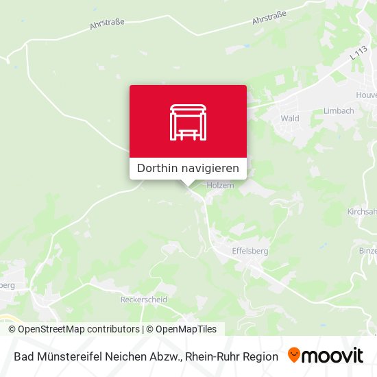 Bad Münstereifel Neichen Abzw. Karte