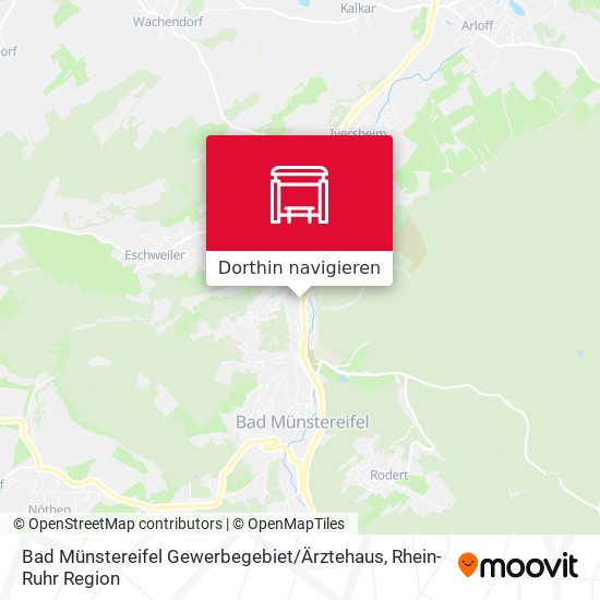 Bad Münstereifel Gewerbegebiet / Ärztehaus Karte