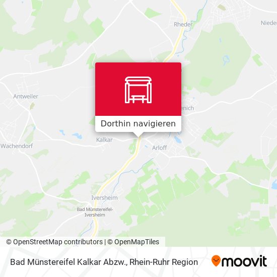 Bad Münstereifel Kalkar Abzw. Karte