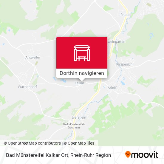Bad Münstereifel Kalkar Ort Karte