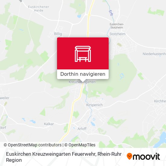 Euskirchen Kreuzweingarten Feuerwehr Karte