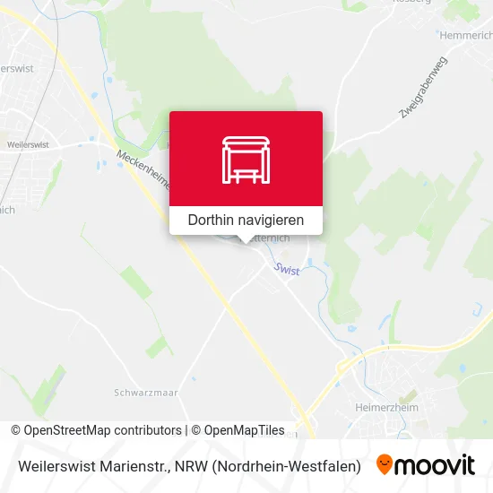 Weilerswist Marienstr. Karte