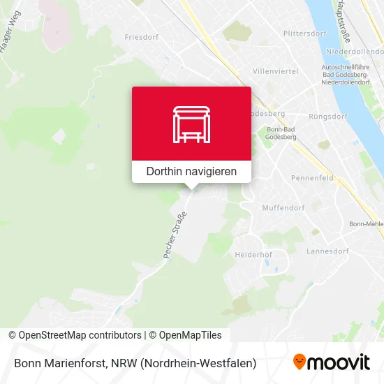 Bonn Marienforst Karte