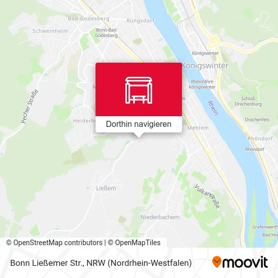 Bonn Ließemer Str. Karte