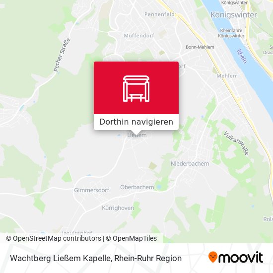 Wachtberg Ließem Kapelle Karte