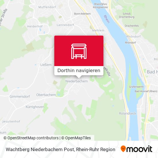 Wachtberg Niederbachem Post Karte