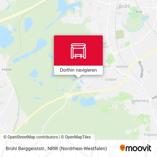 Brühl Berggeiststr. Karte