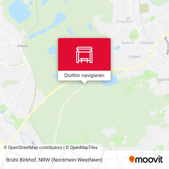 Brühl Birkhof Karte