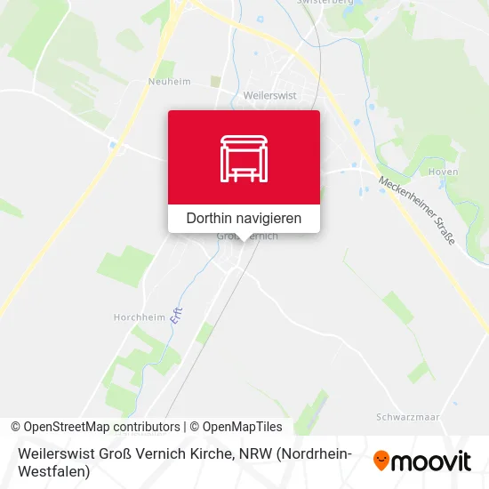 Weilerswist Groß Vernich Kirche Karte