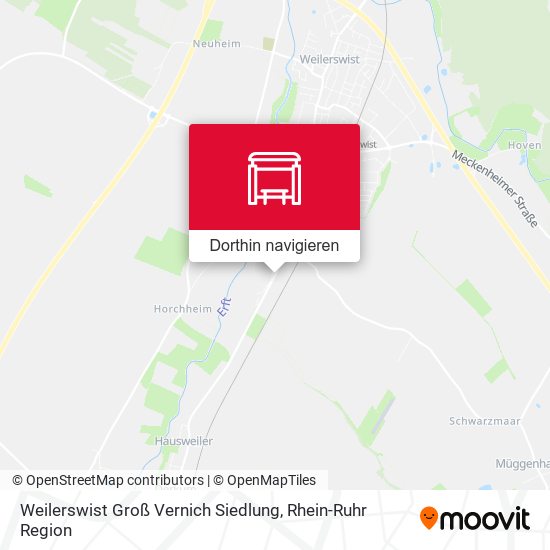 Weilerswist Groß Vernich Siedlung Karte