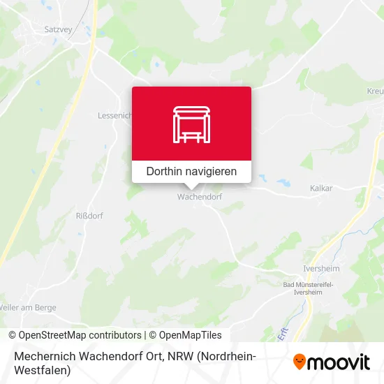 Mechernich Wachendorf Ort Karte