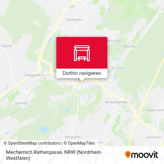 Mechernich Rathergasse Karte