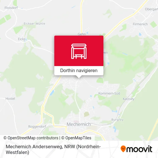 Mechernich Andersenweg Karte