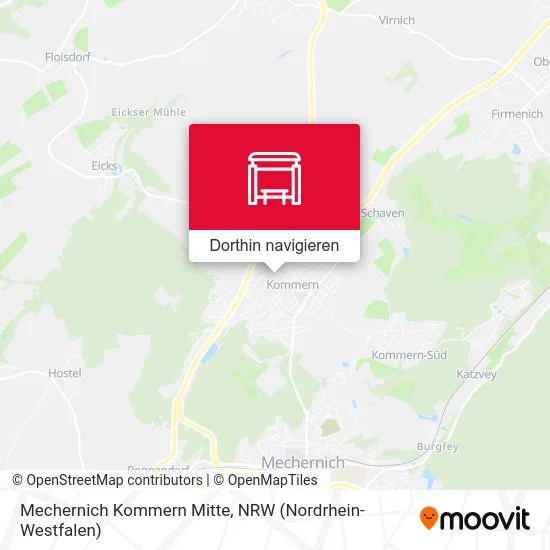 Mechernich Kommern Mitte Karte