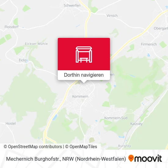 Mechernich Burghofstr. Karte