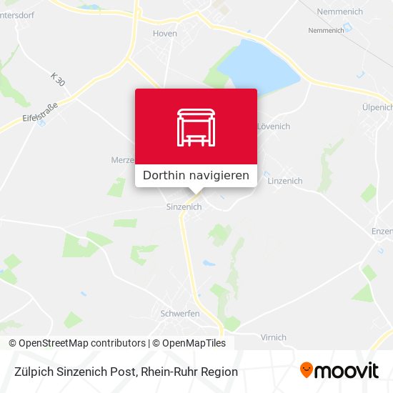 Zülpich Sinzenich Post Karte