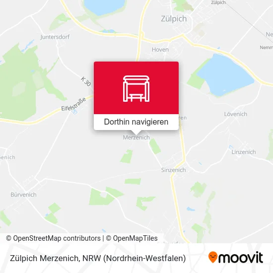 Zülpich Merzenich Karte