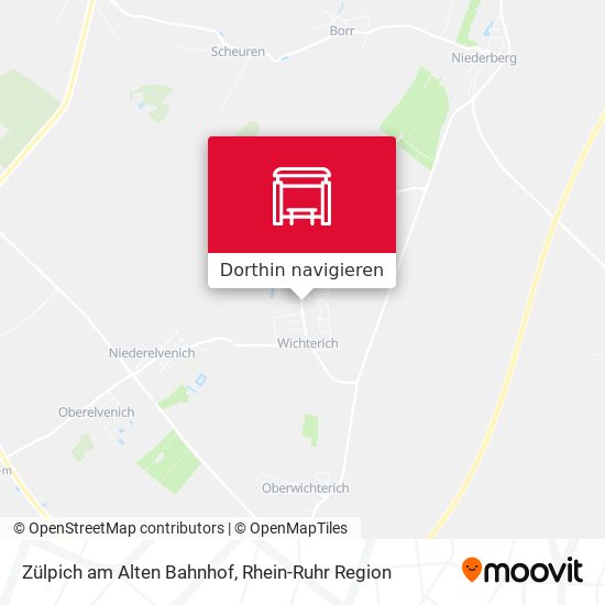 Zülpich am Alten Bahnhof Karte