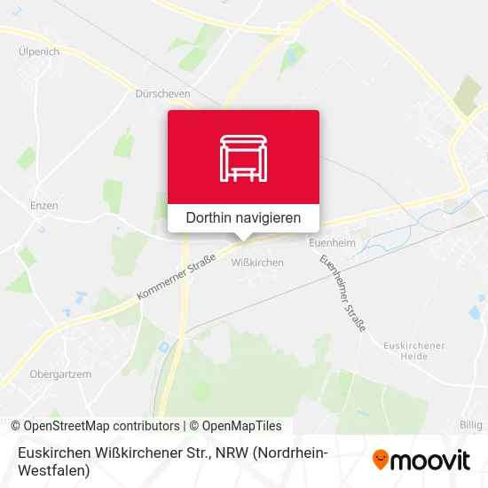 Euskirchen Wißkirchener Str. Karte