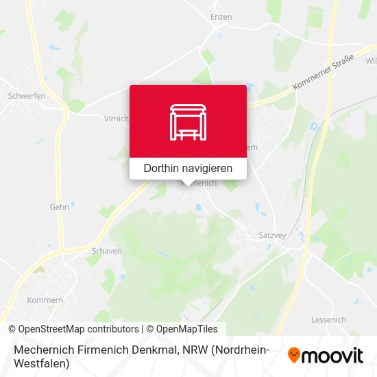 Mechernich Firmenich Denkmal Karte