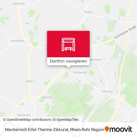 Mechernich Eifel-Therme-Zikkurat Karte