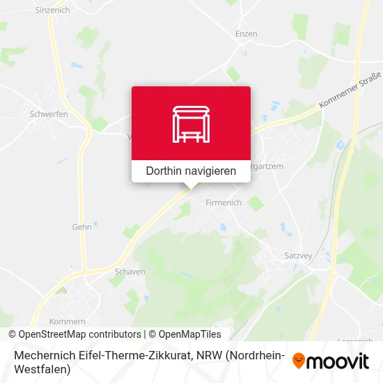 Mechernich Eifel-Therme-Zikkurat Karte