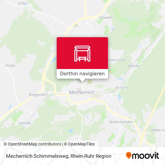 Mechernich Schimmelsweg Karte