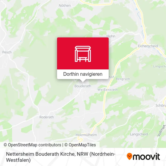 Nettersheim Bouderath Kirche Karte