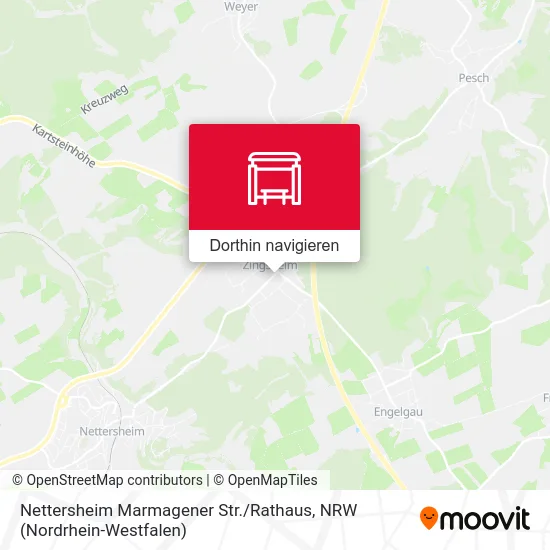 Nettersheim Marmagener Str. / Rathaus Karte