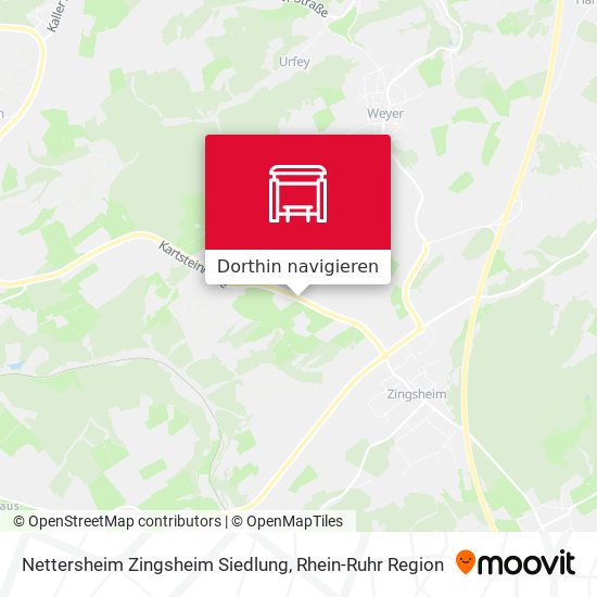 Nettersheim Zingsheim Siedlung Karte