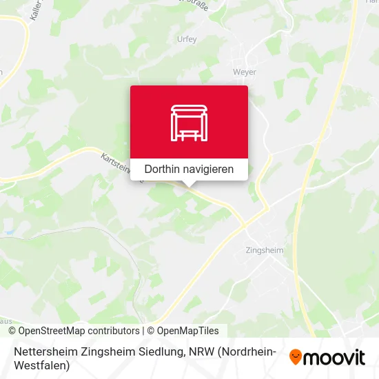 Nettersheim Zingsheim Siedlung Karte