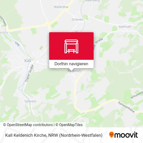 Kall Keldenich Kirche Karte