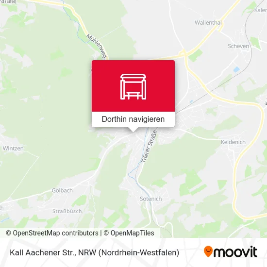 Kall Aachener Str. Karte