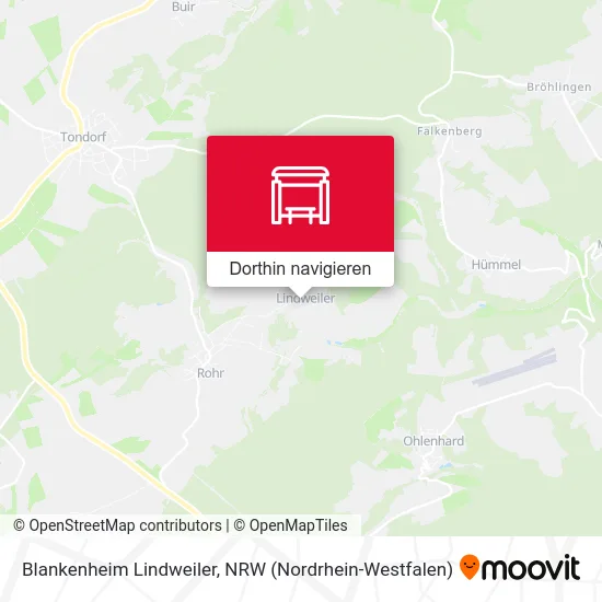 Blankenheim Lindweiler Karte