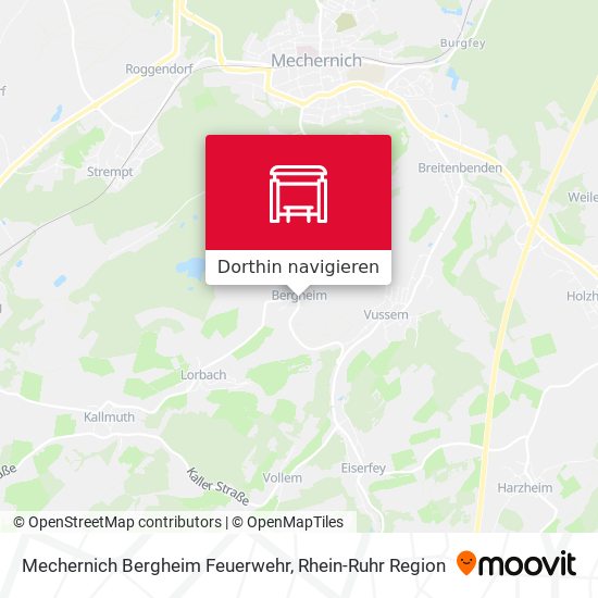 Mechernich Bergheim Feuerwehr Karte
