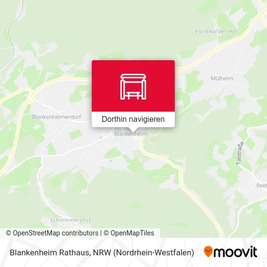 Blankenheim Rathaus Karte