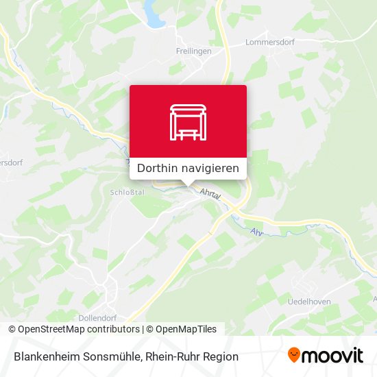 Blankenheim Sonsmühle Karte