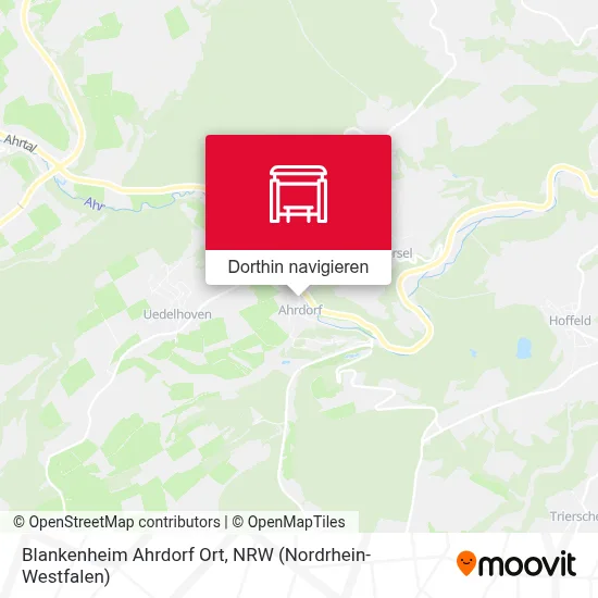 Blankenheim Ahrdorf Ort Karte