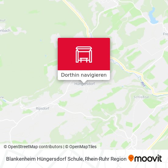Blankenheim Hüngersdorf Schule Karte