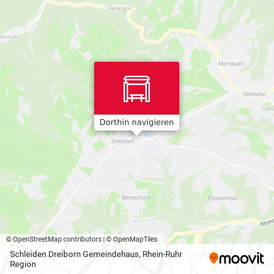 Schleiden Dreiborn Gemeindehaus Karte