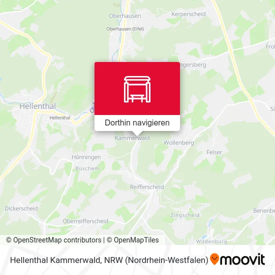 Hellenthal Kammerwald Karte