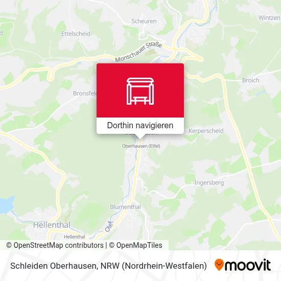 Schleiden Oberhausen Karte