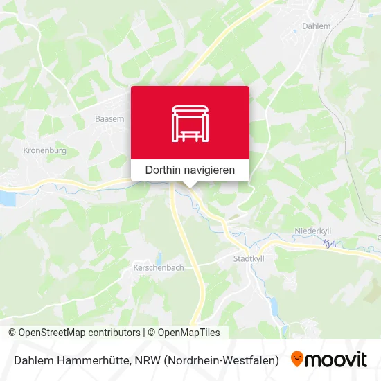 Dahlem Hammerhütte Karte