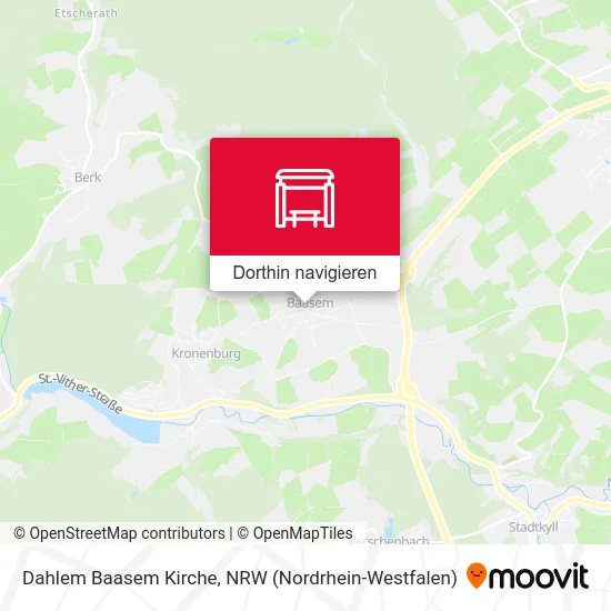 Dahlem Baasem Kirche Karte