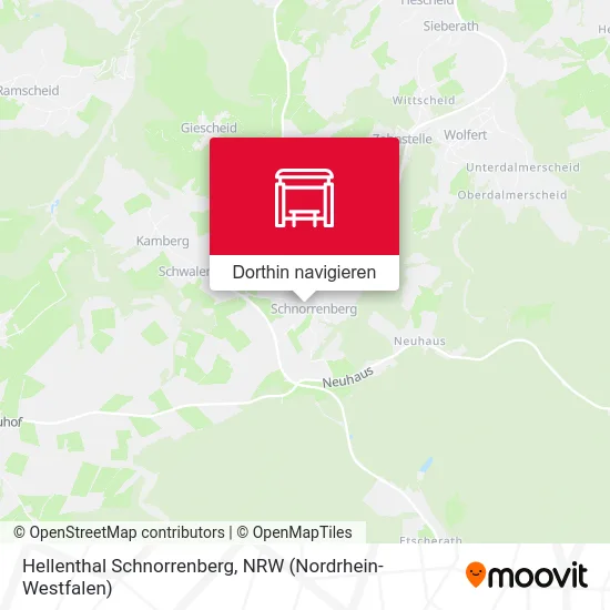 Hellenthal Schnorrenberg Karte