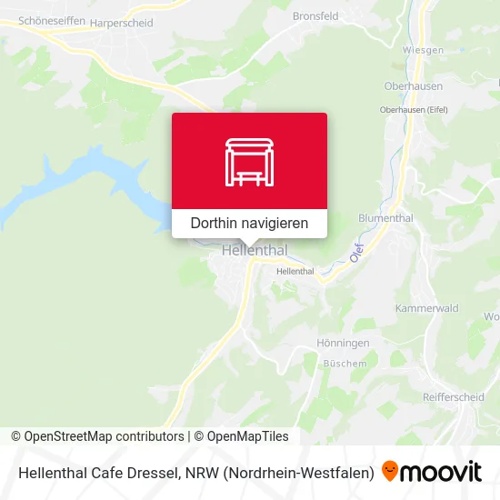 Hellenthal Cafe Dressel Karte