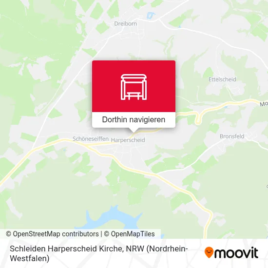 Schleiden Harperscheid Kirche Karte