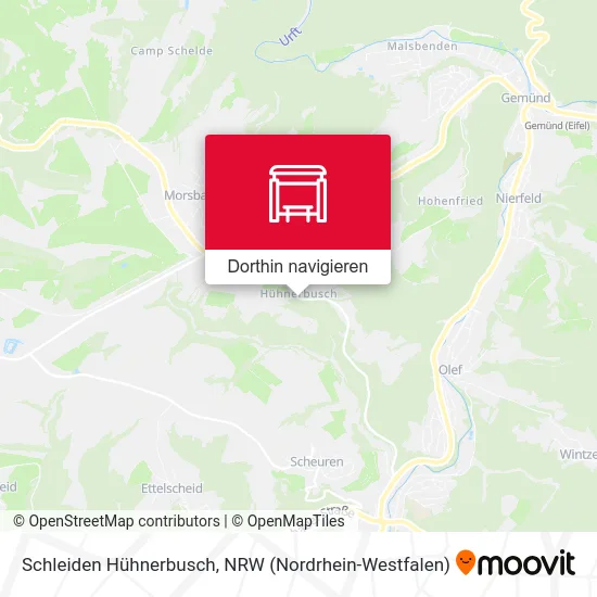 Schleiden Hühnerbusch Karte