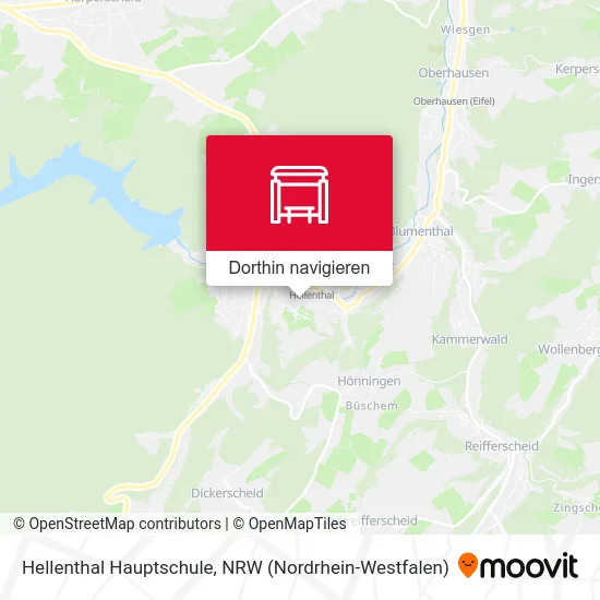 Hellenthal Hauptschule Karte