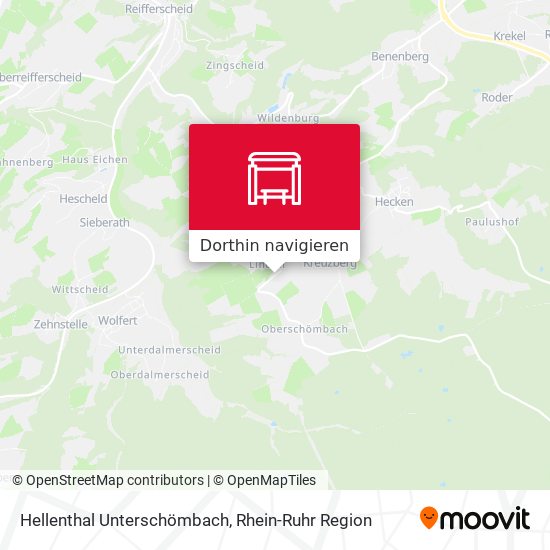 Hellenthal Unterschömbach Karte